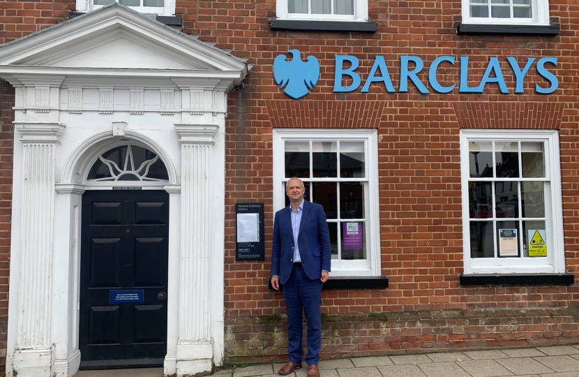 Jerome at Barclays Bank Aylsham