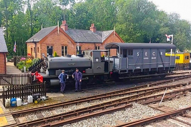 Steam Train at Whitwell Station