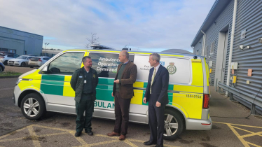 Meeting with CEO of East of England Ambulance Service